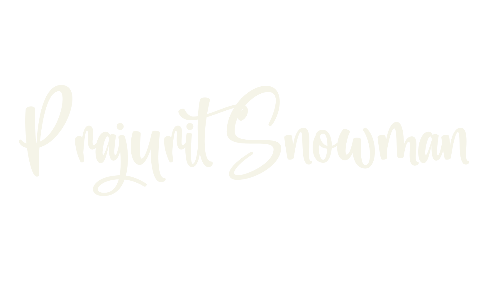 Prajurit Snowman, doodles font preview