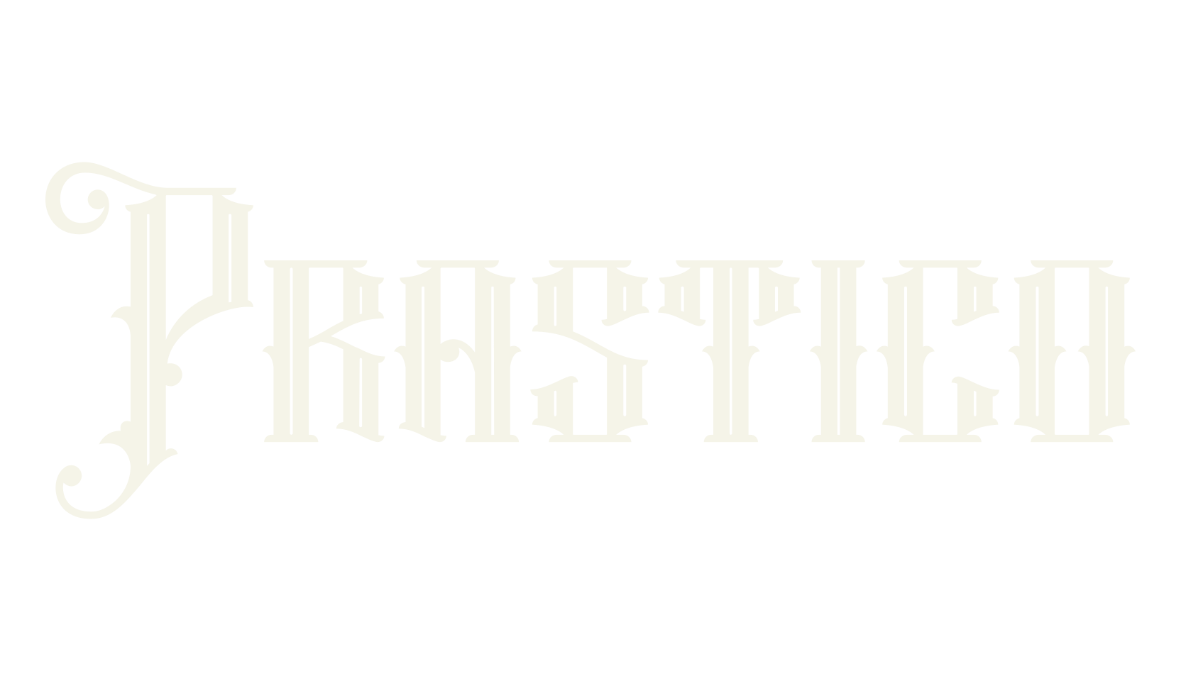 Prastico, tattoo font preview