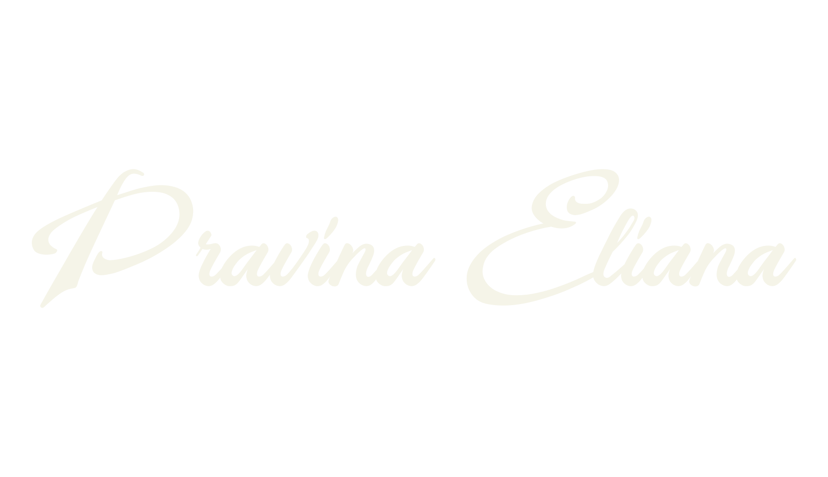 Pravina Eliana, calligraphy font preview