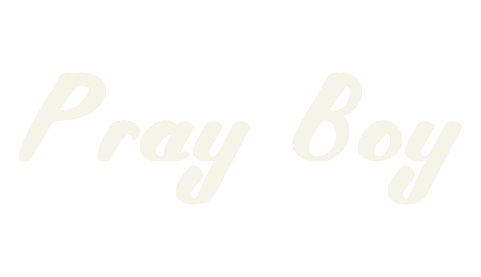 Pray Boy, fashion script font preview