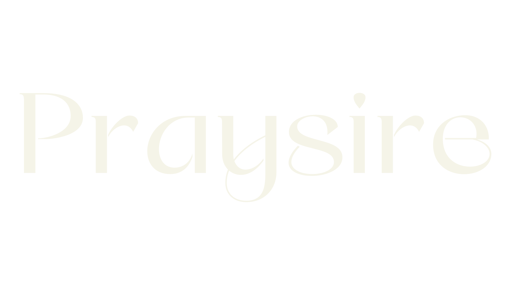 Praysire, sans font preview