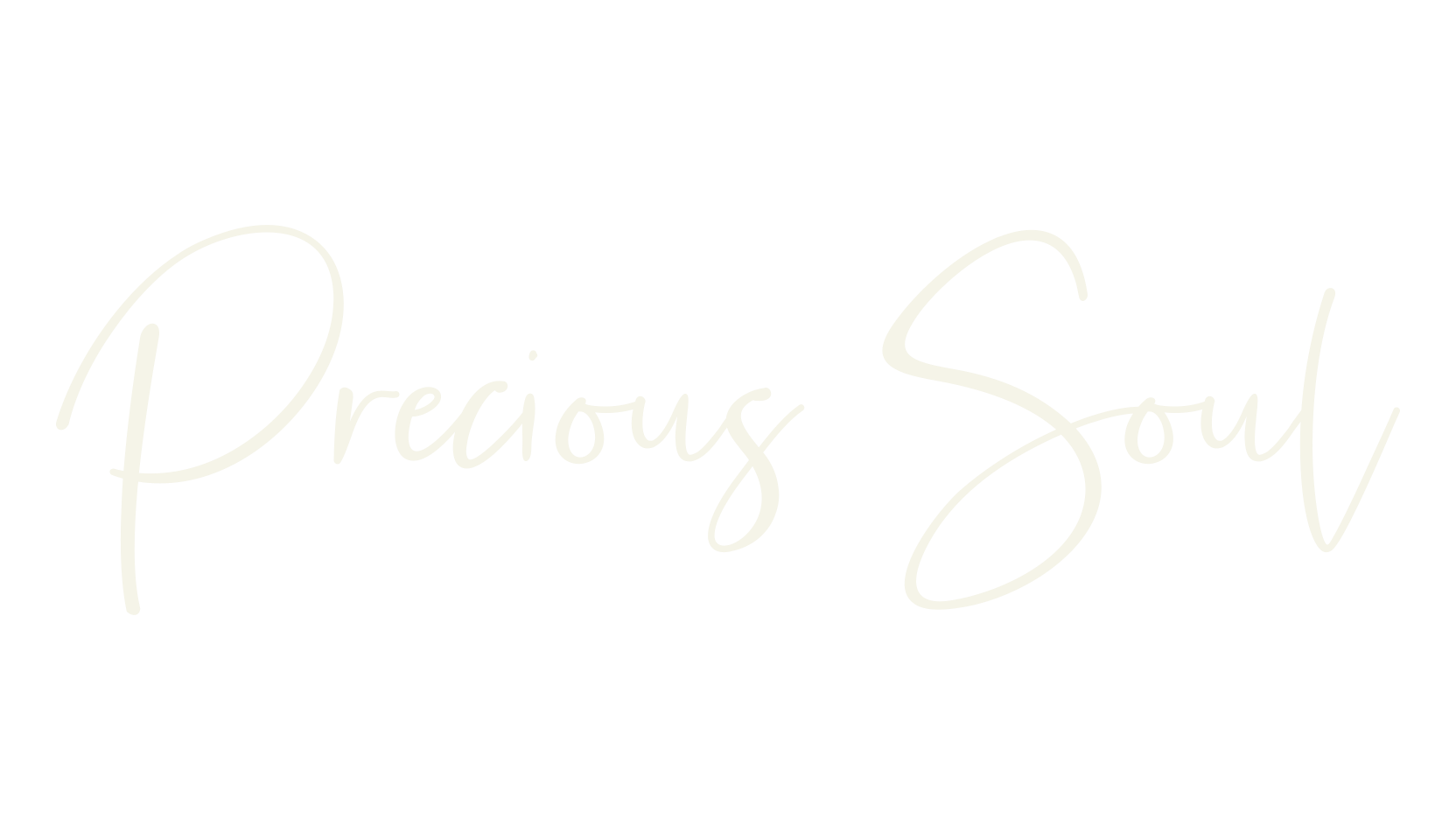 Precious Soul, logo font preview