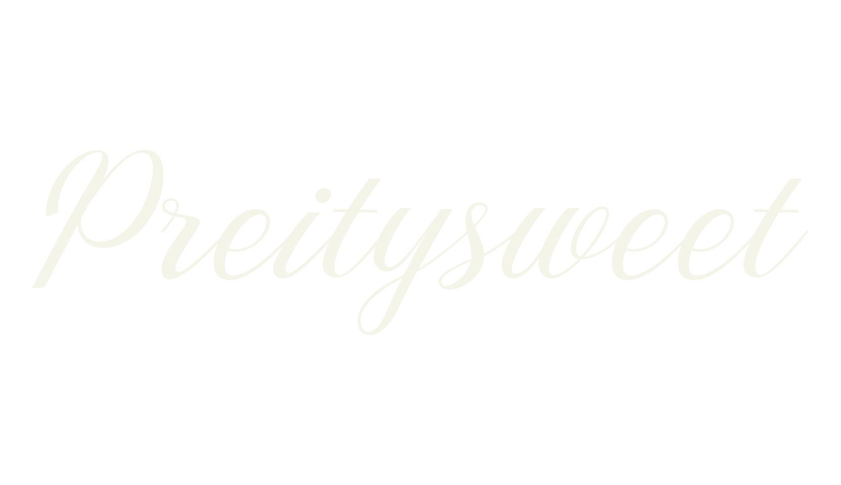 Preitysweet, cursive font preview