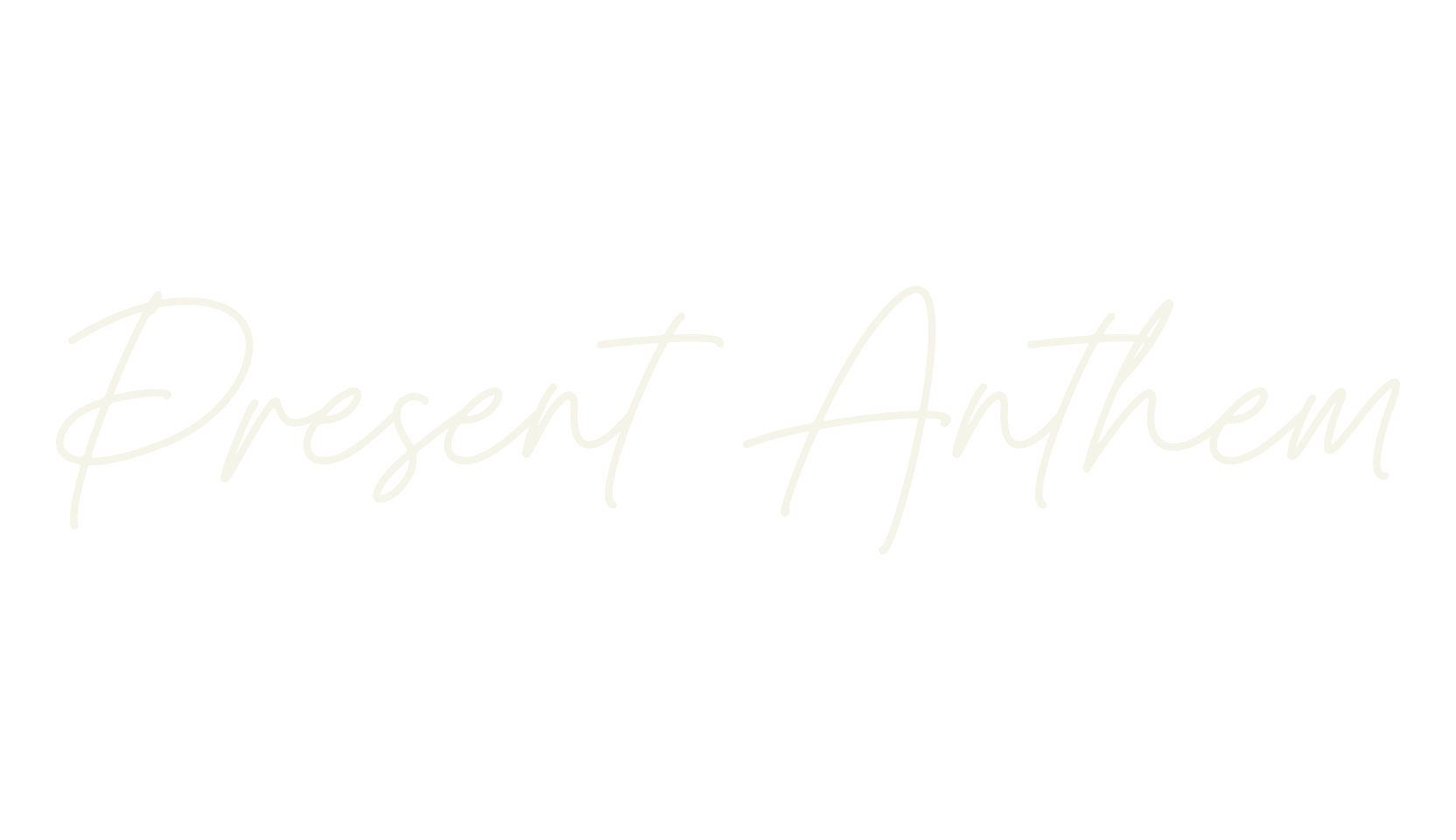 Present Anthem, fashion script font preview
