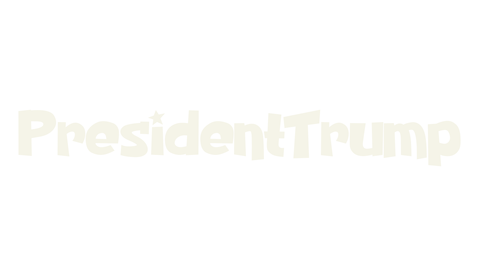 PresidentTrump, donald trump font preview