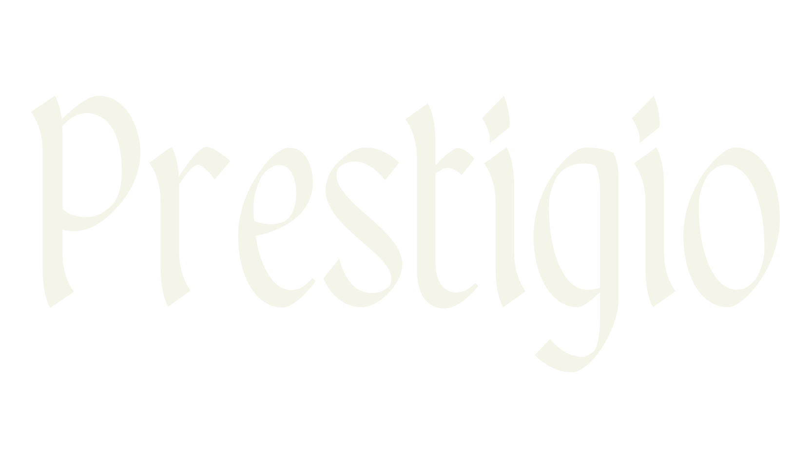 Prestigio, vintage font preview