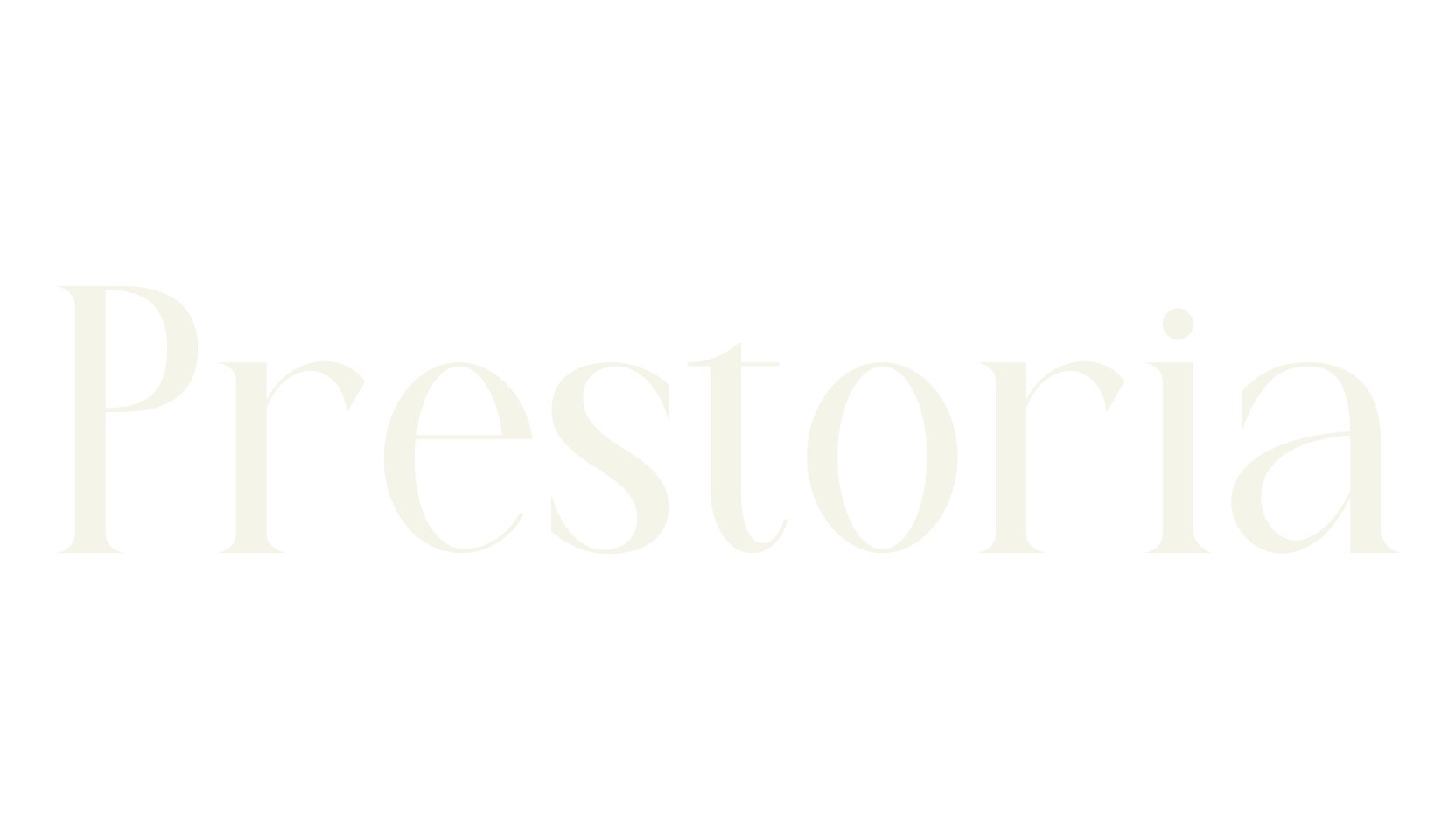 Prestoria, serif font preview