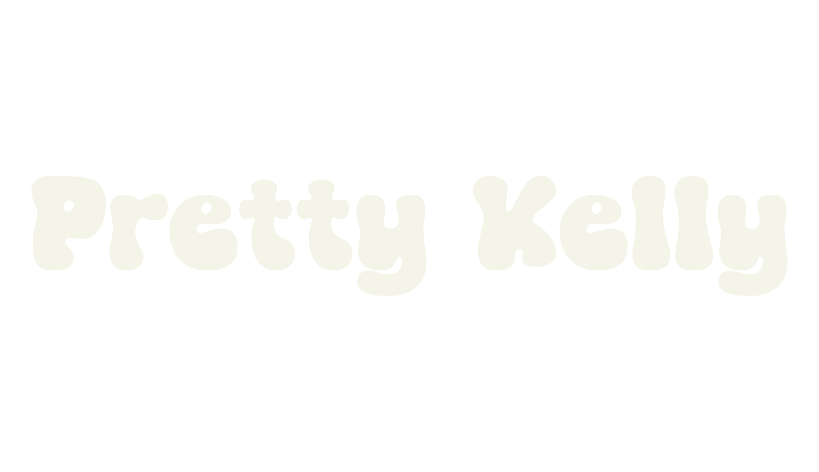 Pretty Kelly, groovy font preview