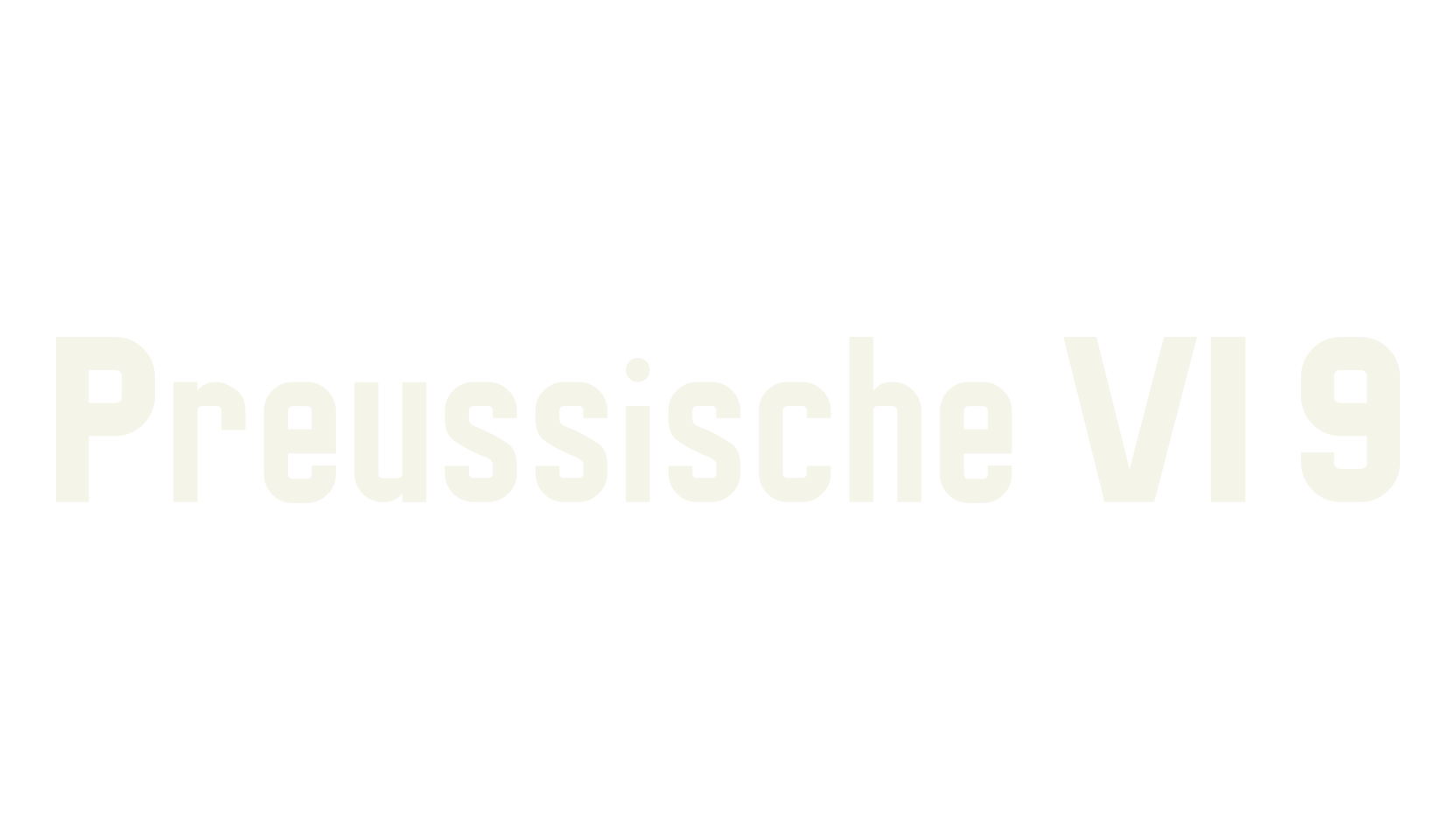 Preussische VI 9, bold font preview