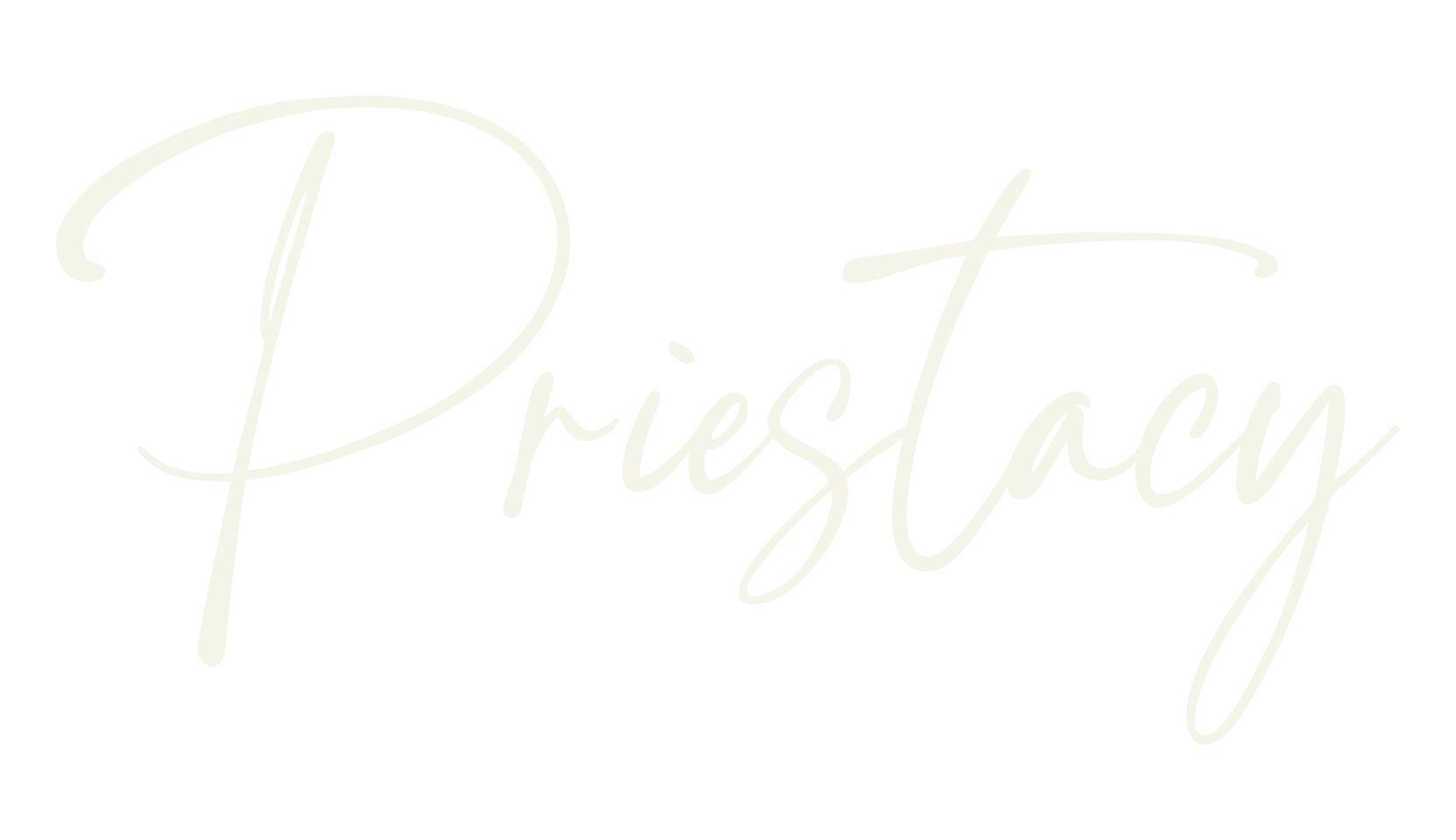 Priestacy, calligraphy font preview