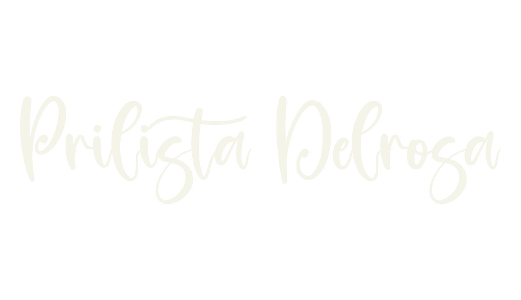 Prilista Delrosa, script font preview