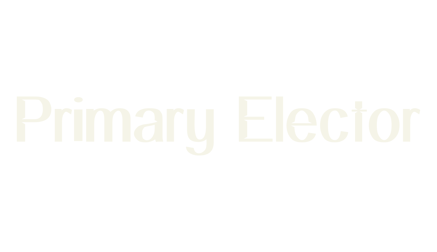 Primary Elector, display market font preview