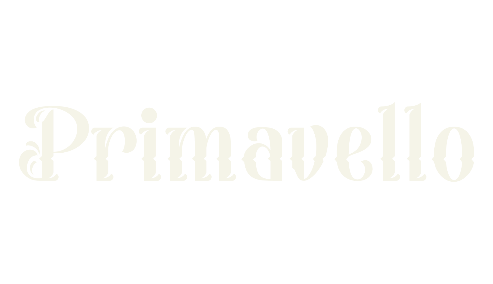 Primavello, antique font preview