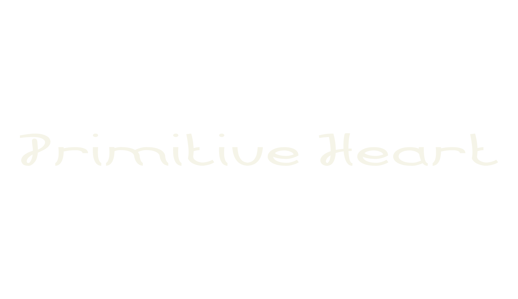 Primitive Heart, fashion script font preview