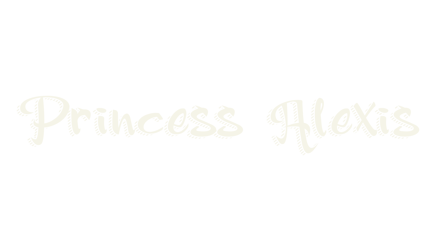 Princess Alexis, shadow font preview