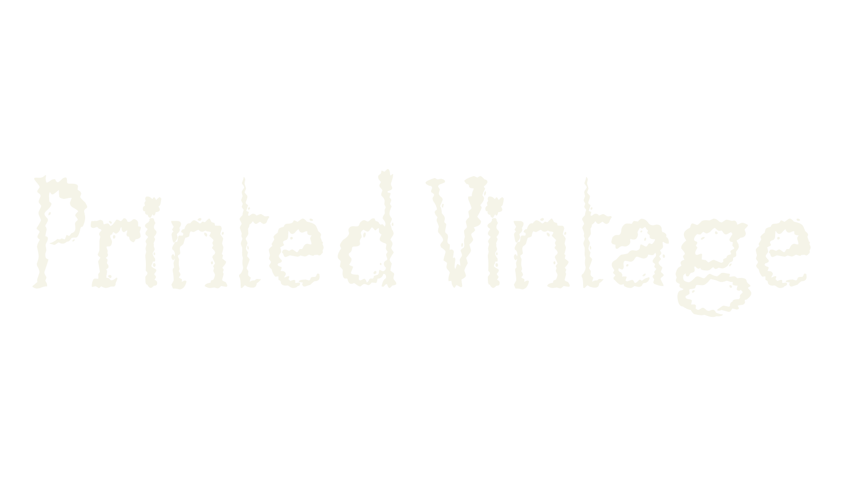 Printed Vintage, handwritten font preview