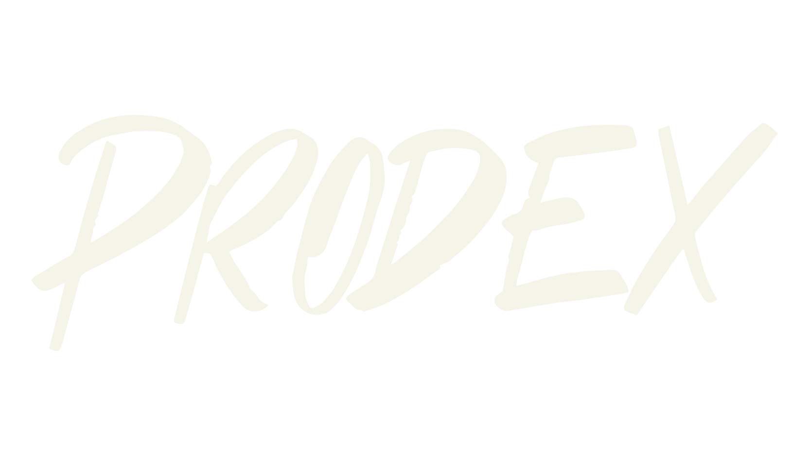 Prodex, handwritten font preview