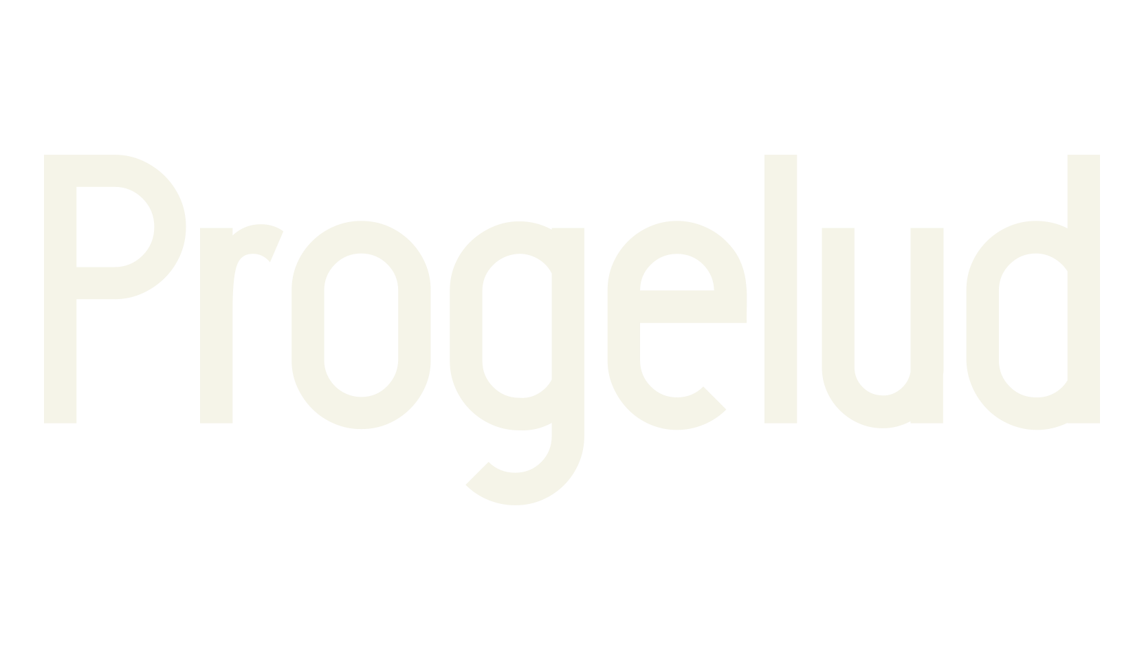 Progelud, sans serif font preview