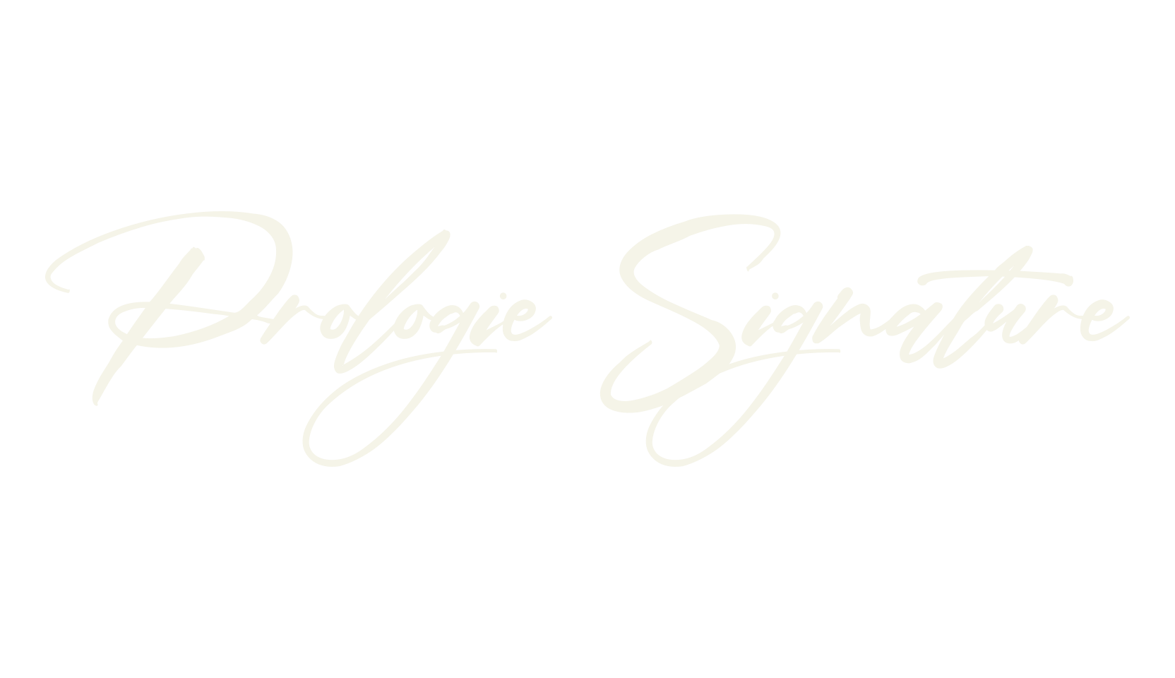 Prologie Signature, signature font preview