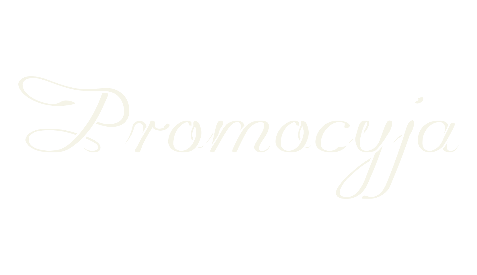 Promocyja, fashion script font preview