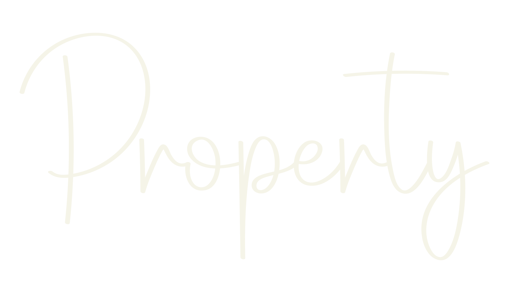 Property, calligraphy font preview