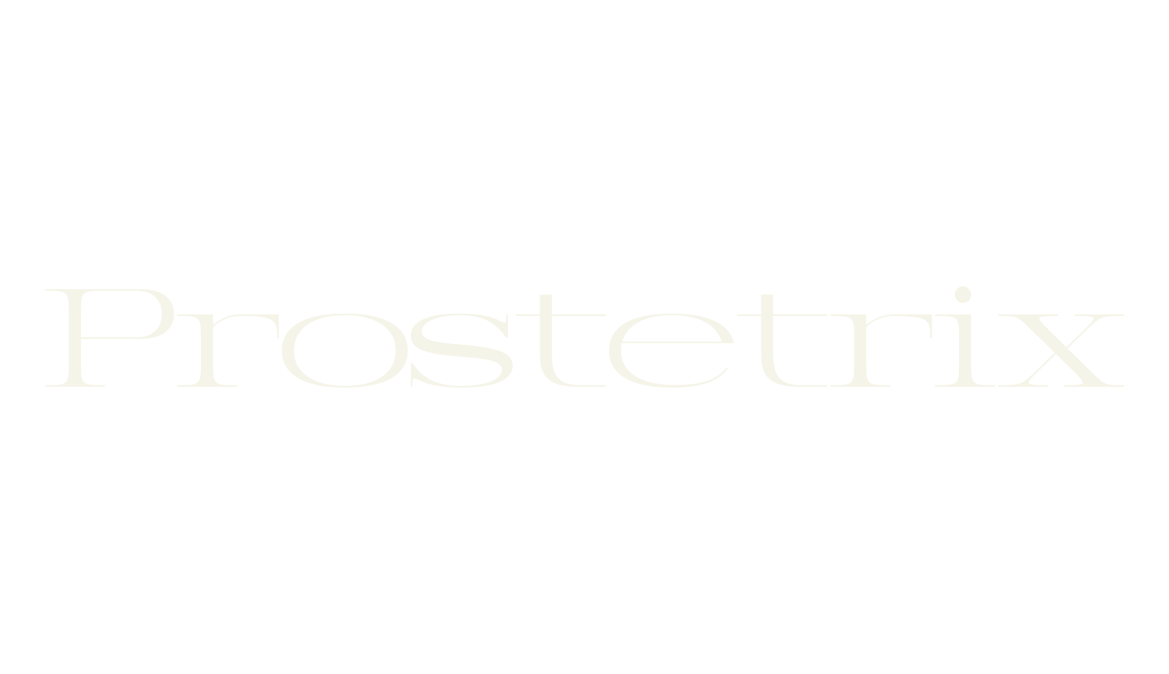 Prostetrix, modern font preview