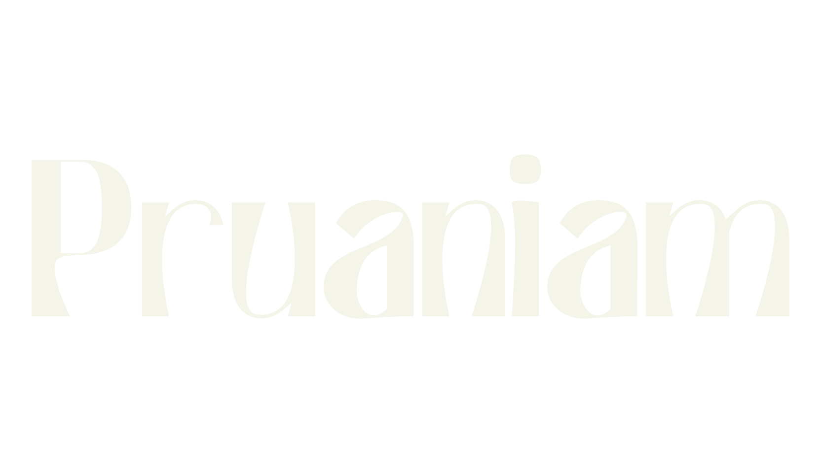 Pruaniam, design font preview