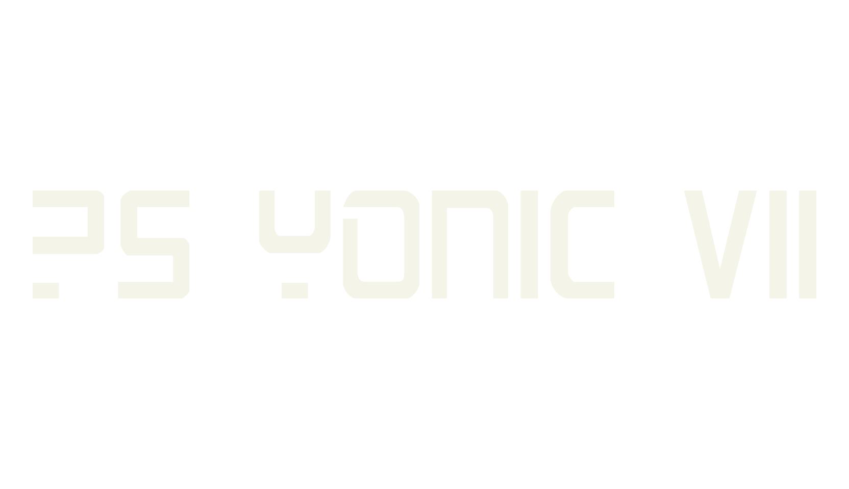 Ps Yonic VII, display market font preview
