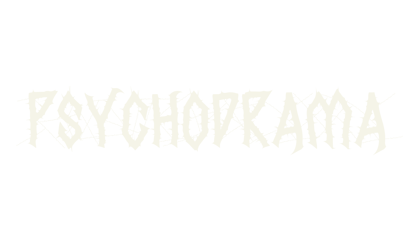 Psychodrama, black metal font preview