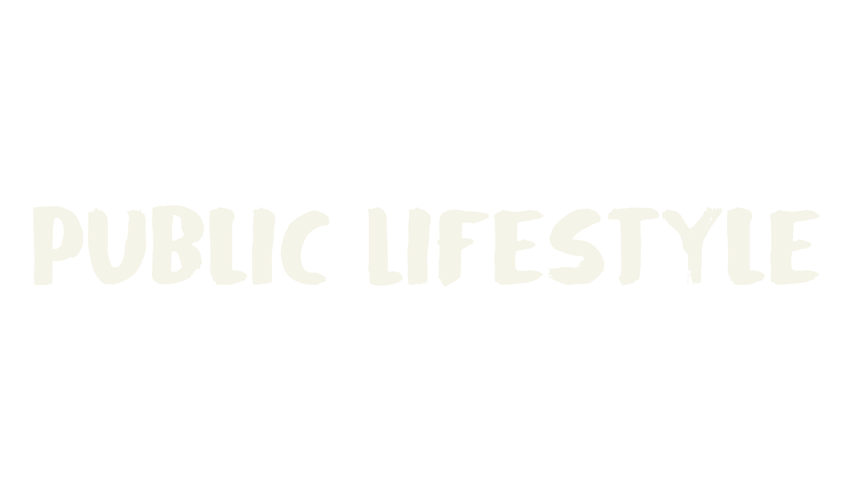 Public Lifestyle, brush font preview