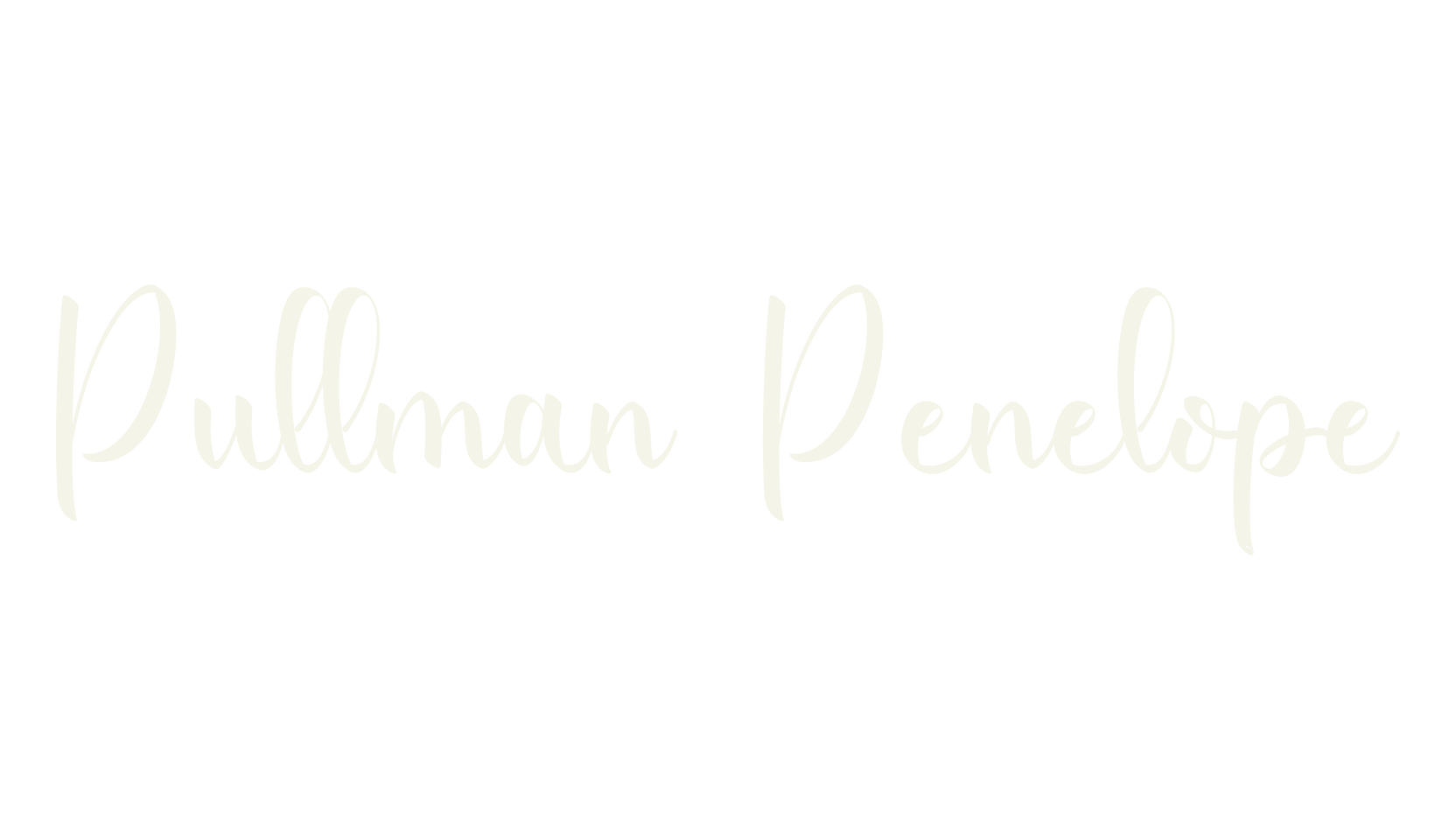 Pullman Penelope, calligraphy font preview