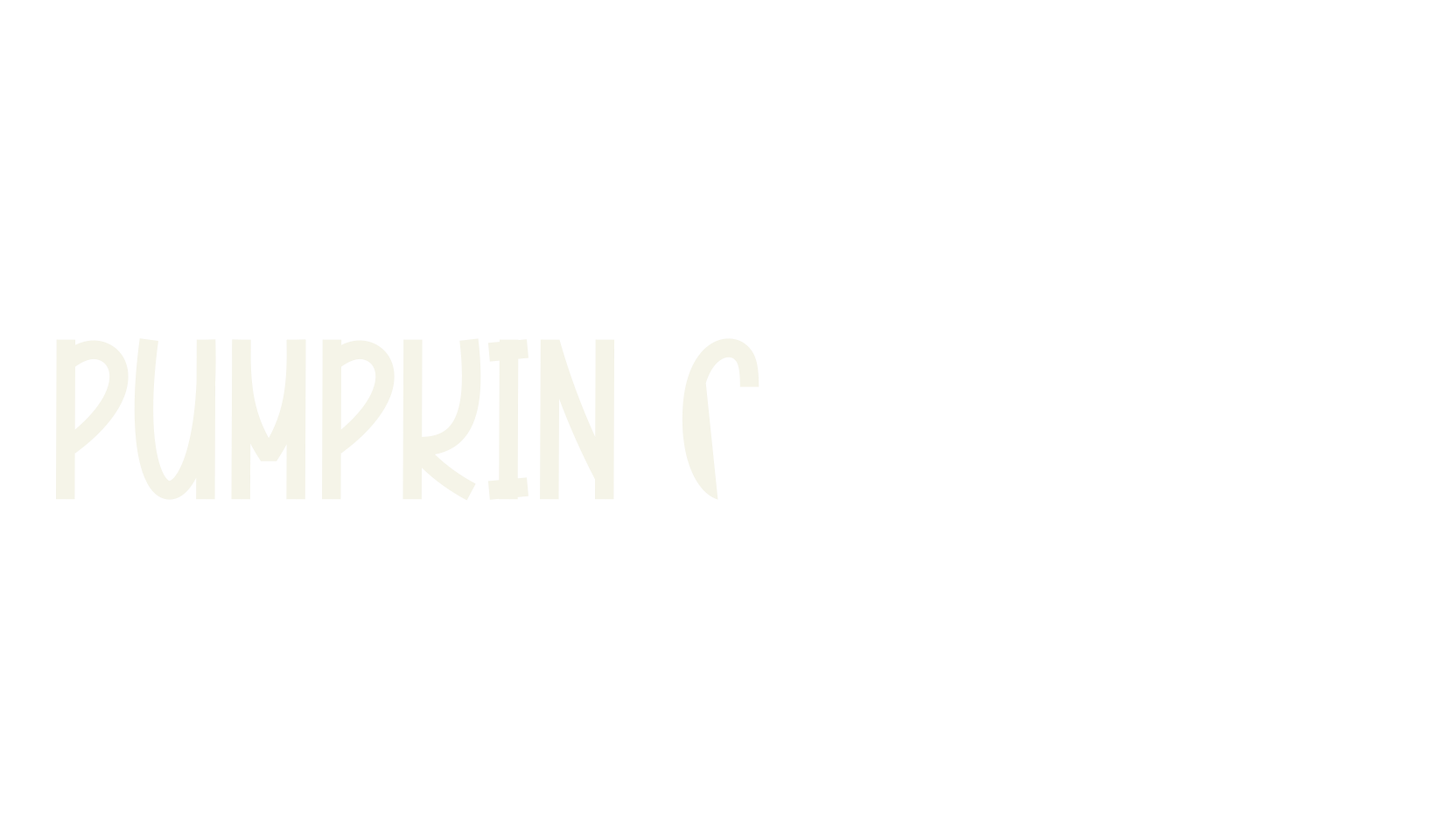 Pumpkin Christmas, wedding font preview