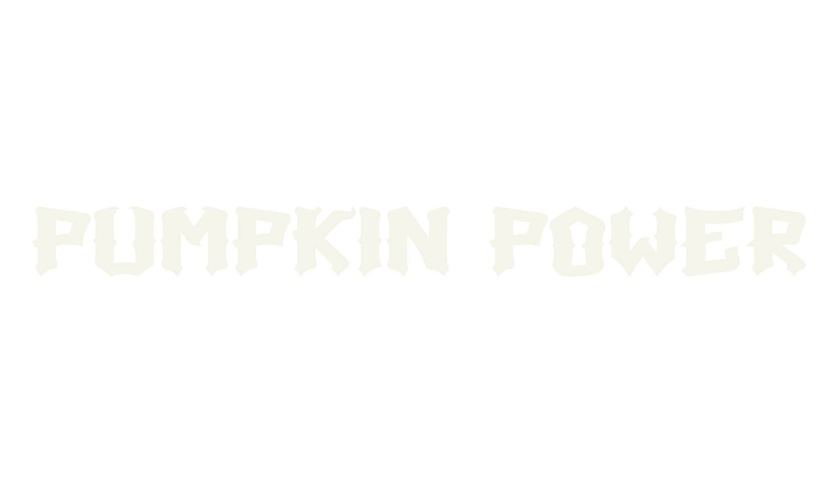 Pumpkin Power, band font preview