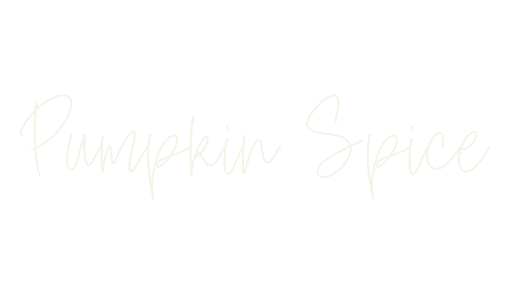 Pumpkin Spice, fashion script font preview