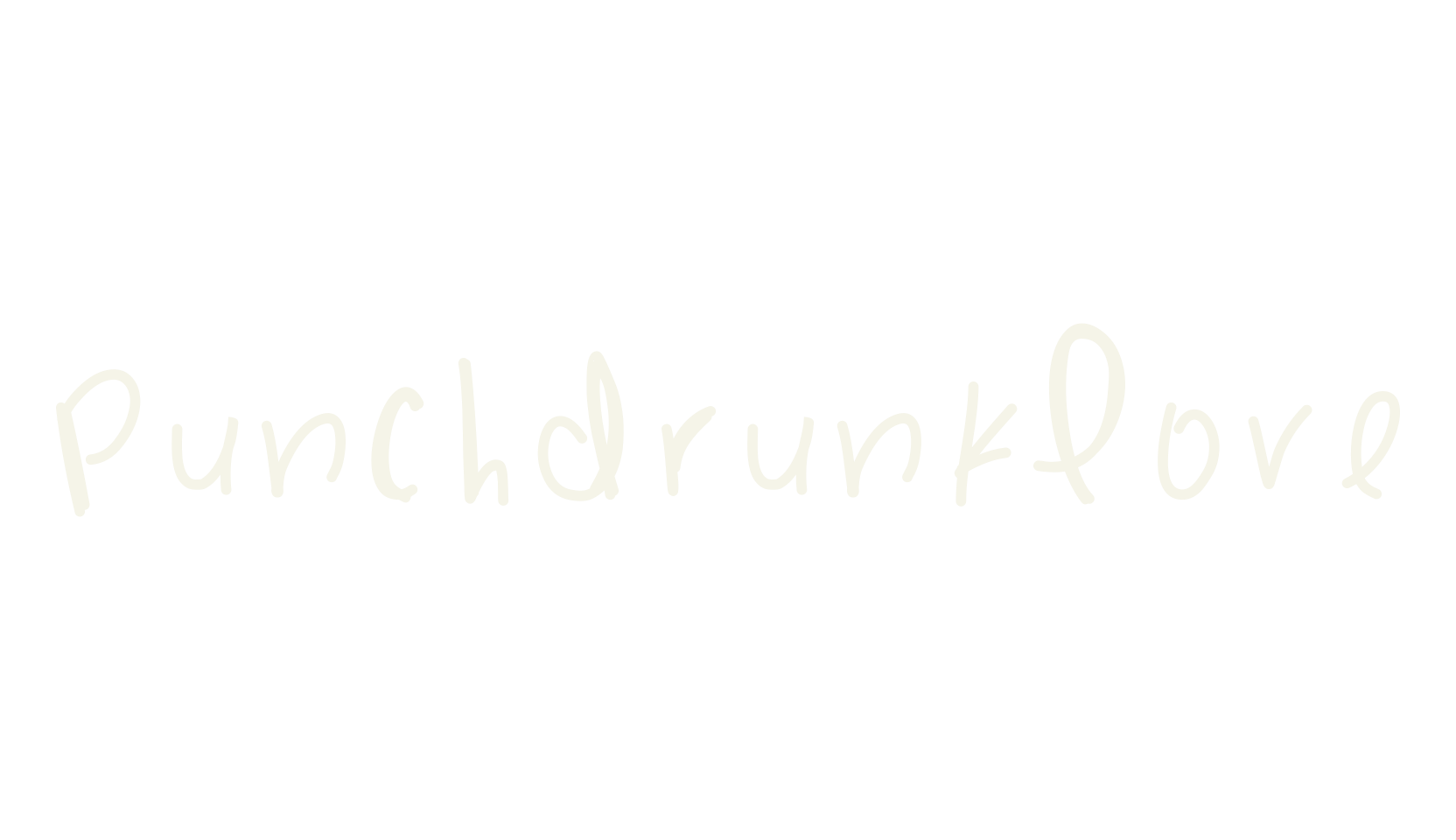 PunchDrunkLove, handwritten font preview