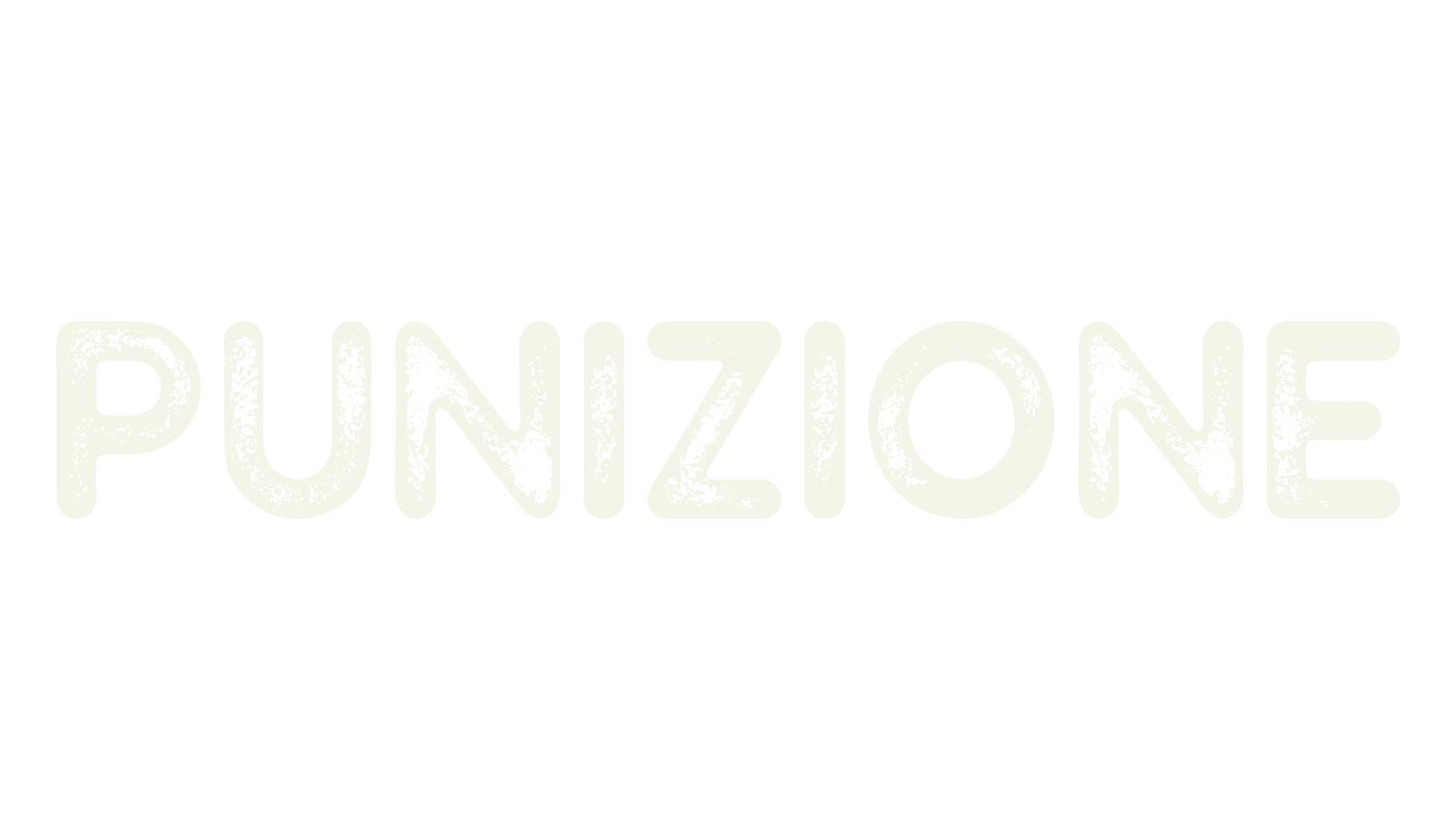 Punizione, rubber stamp font preview