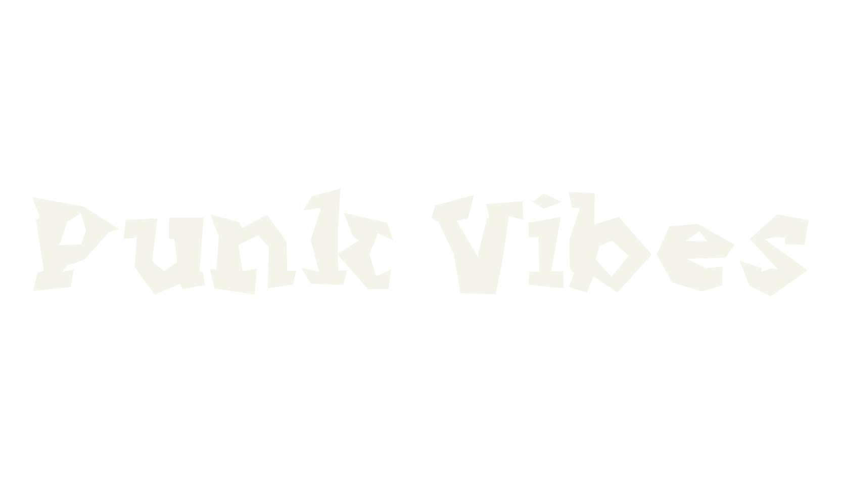Punk Vibes, punk font preview