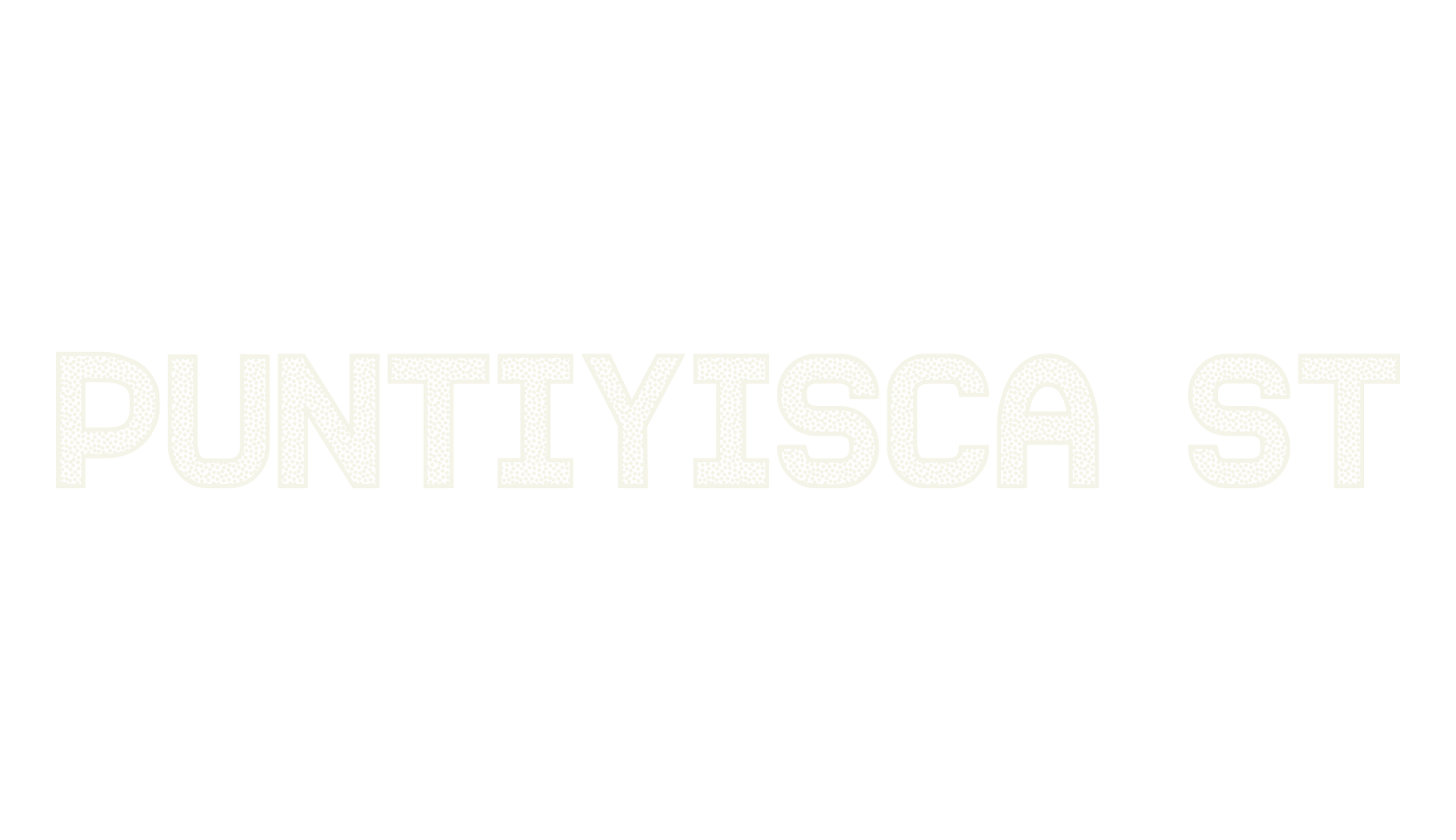 Puntiyisca St, decorative font preview
