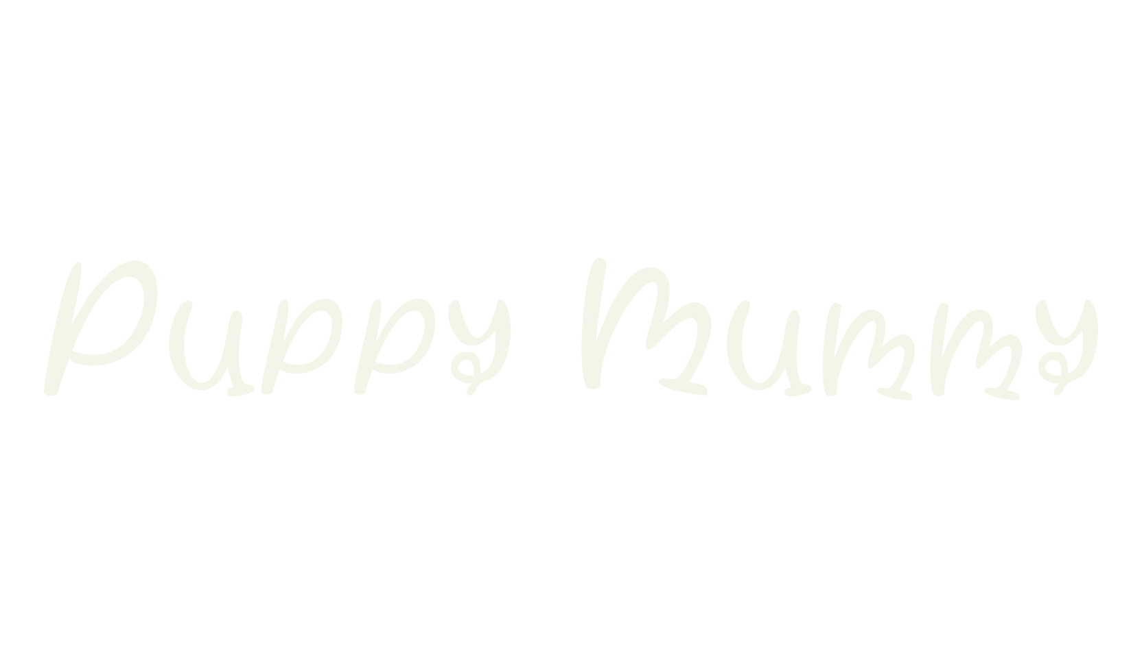 Puppy Mummy, fancy font preview