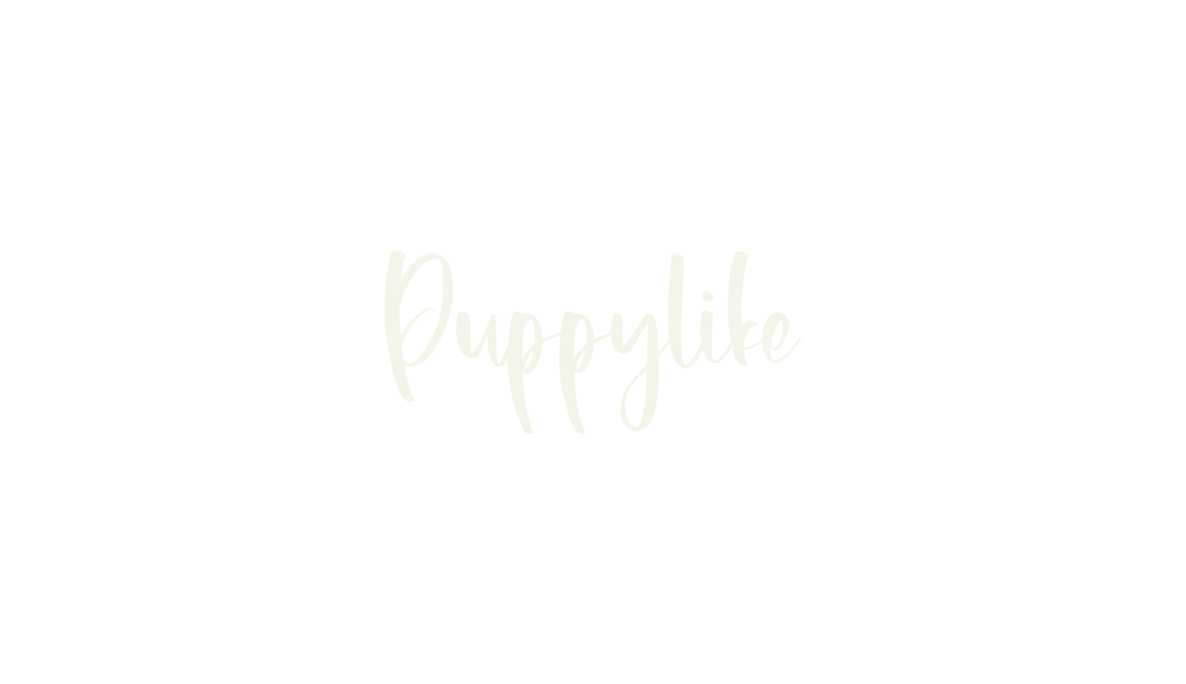 Puppylike, typewriter font preview