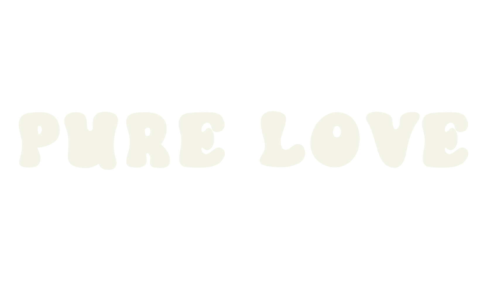 Pure Love, 70s font preview