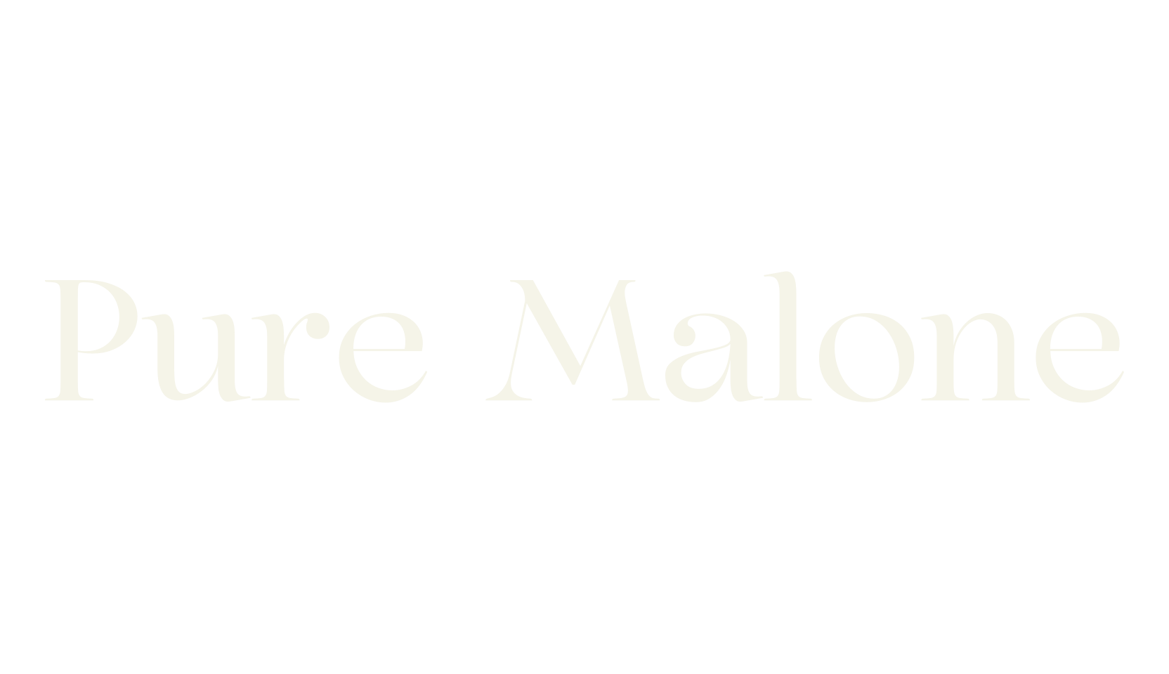 Pure Malone, sans font preview