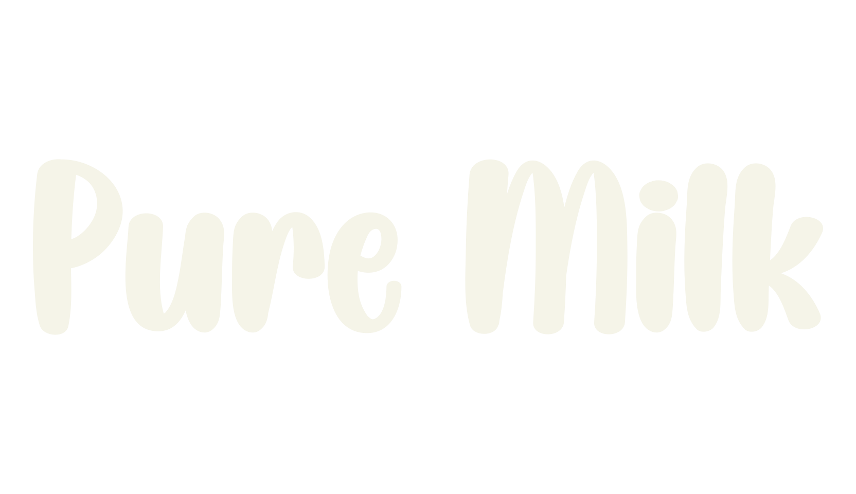 Pure Milk, handwriting font preview