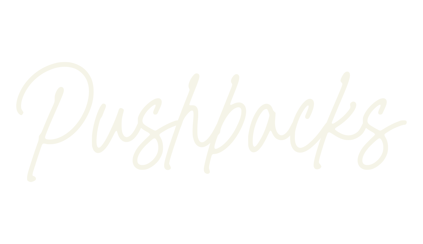 Pushbacks, handwriting font preview