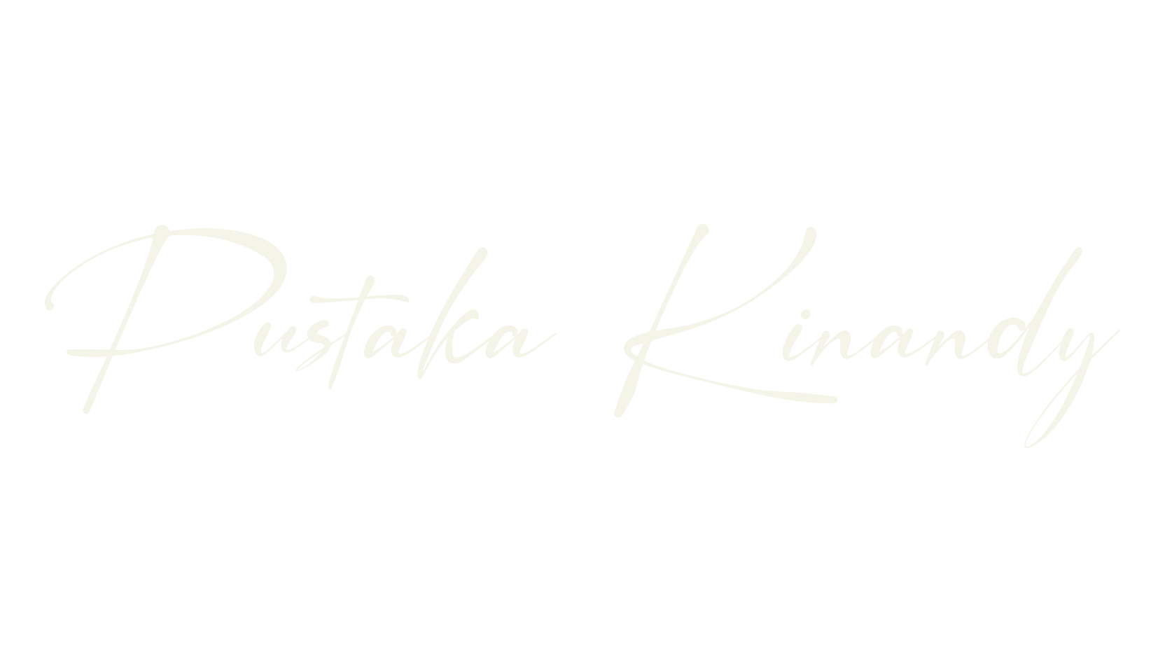 Pustaka Kinandy, handwriting font preview