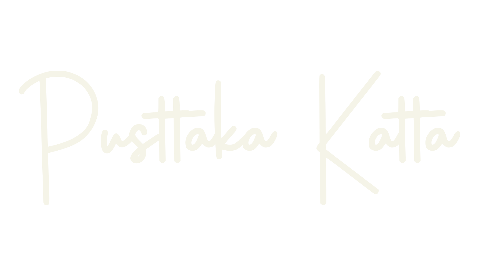 Pusttaka Katta, handwriting font preview