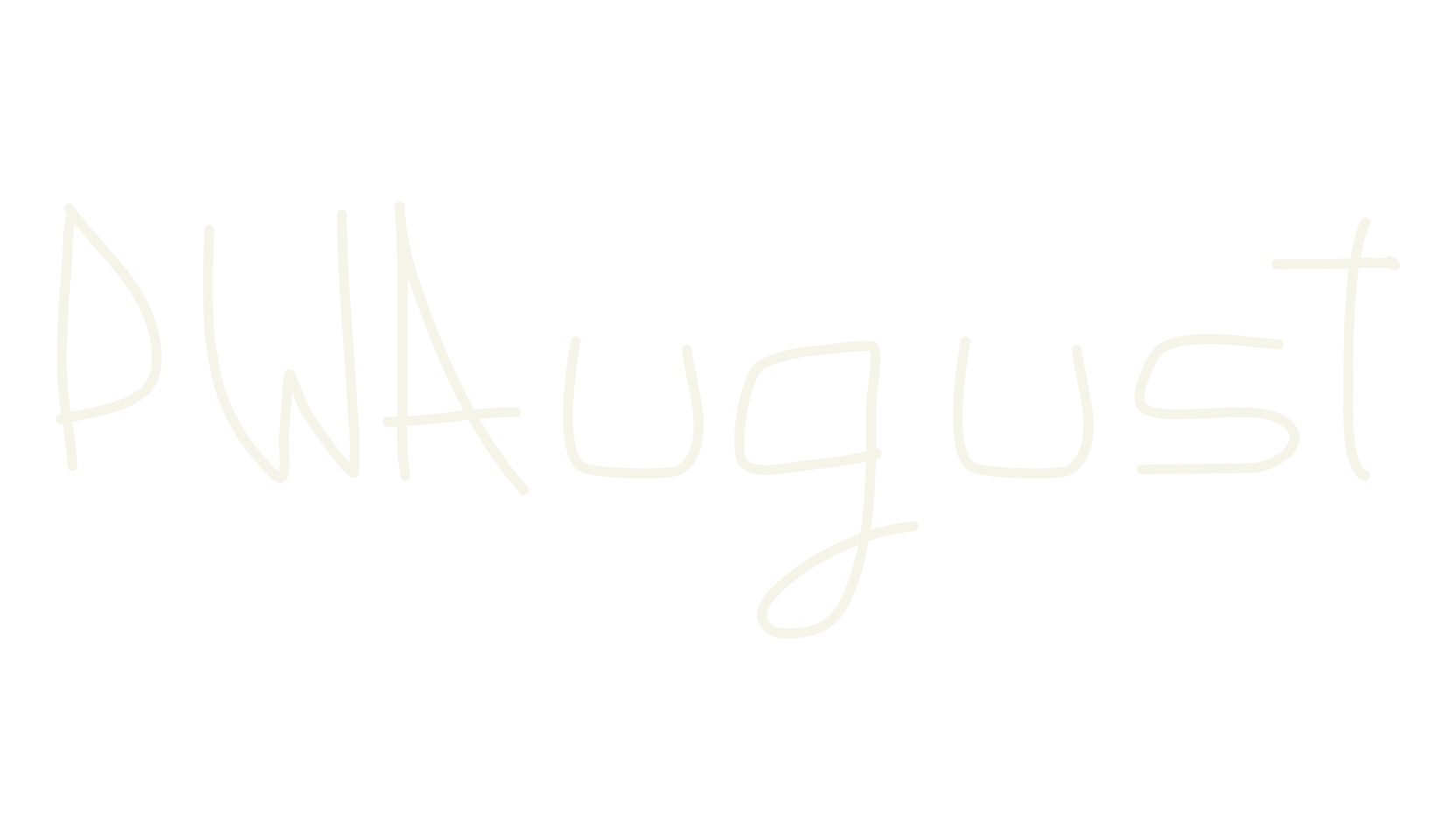 PWAugust, display font preview