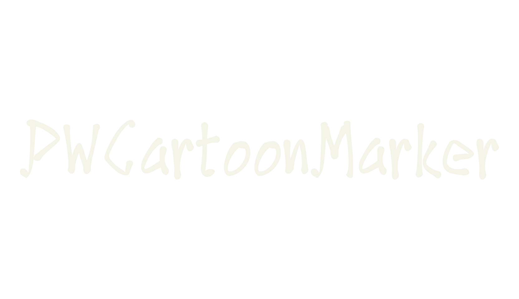 PWCartoonMarker, display font preview