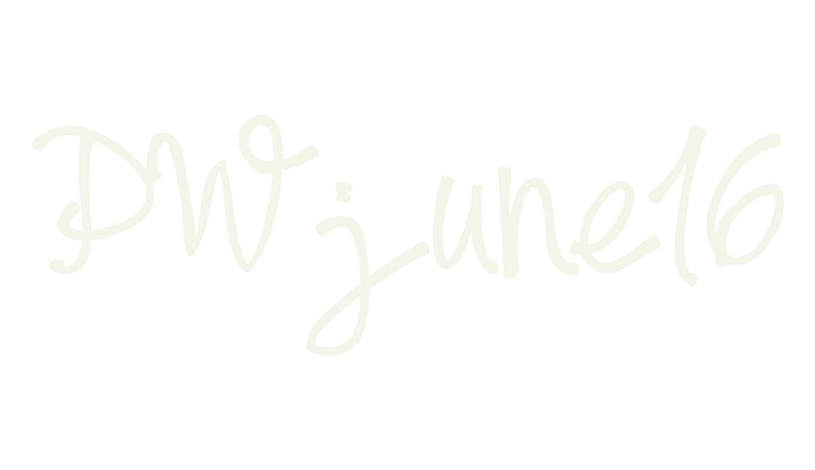 PWjune16, cursive font preview