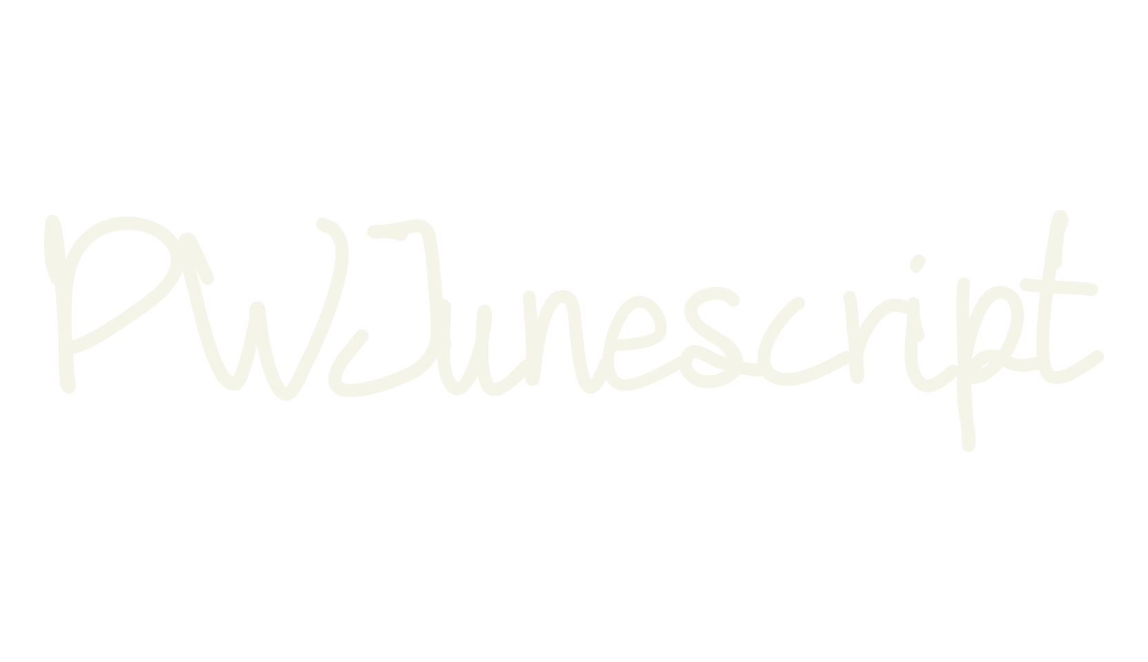 PWJunescript, display font preview